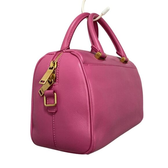 SAINT LAURENT PARIS Baby Duffle Pink Leather - Handbag 575-072125 - Picture 3 of 9
